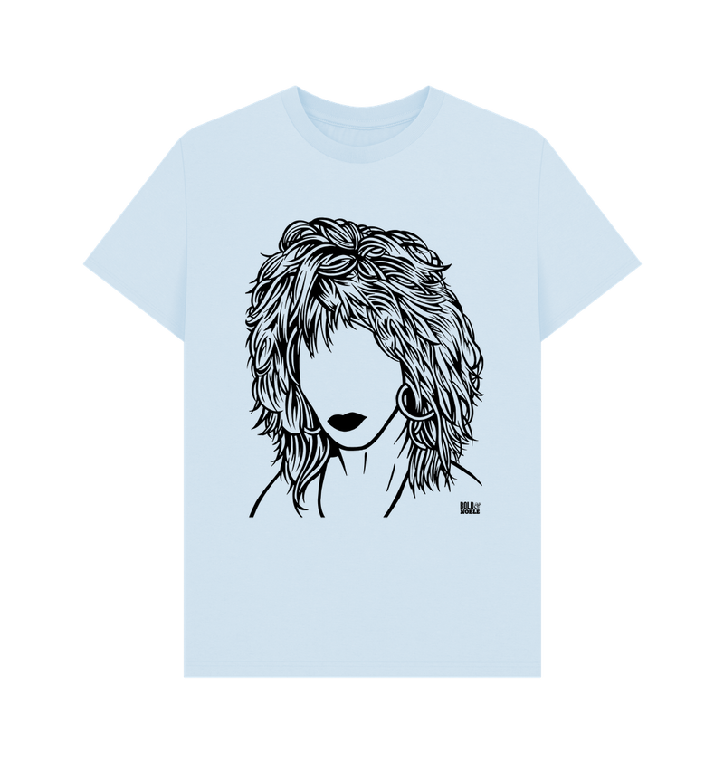 Sky Blue Printed T-shirt