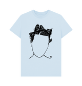 Sky Blue Printed T-shirt