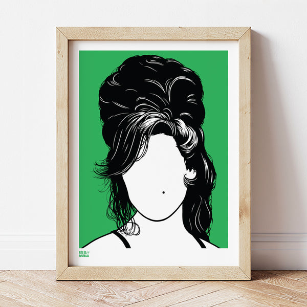 'Amy Winehouse' Musician Art Print