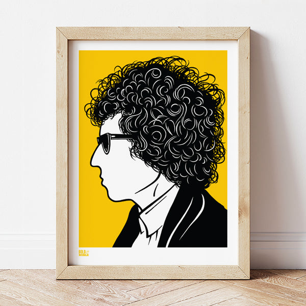 'Bob Dylan' Musician Art Print