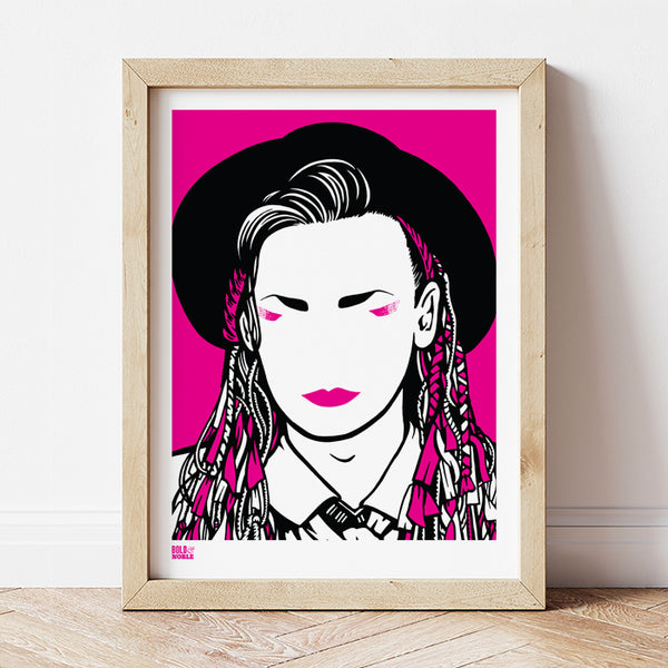 'Boy George' Culture Club Art Print