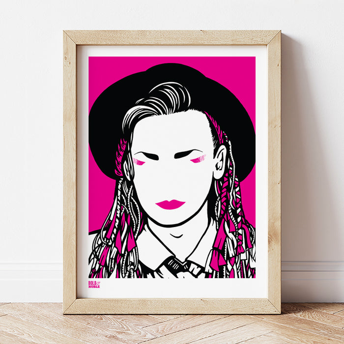 'Boy George' Culture Club Art Print