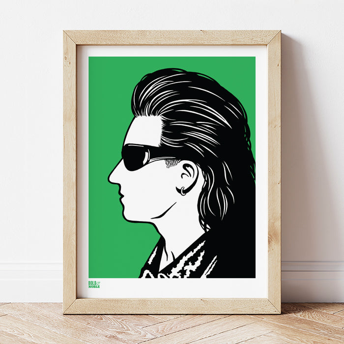 'Bono' U2 Musician Art Print