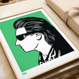 'Bono' U2 Musician Art Print