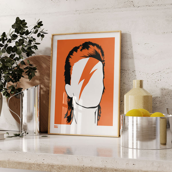 'David Bowie' Musician Art Print