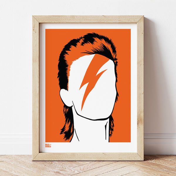 'David Bowie' Musician Art Print