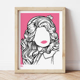 'Dolly Parton' Musician Art Print