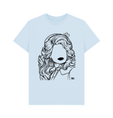 Sky Blue Printed T-shirt