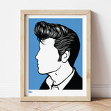 'Elvis Presley' Musician Art Print