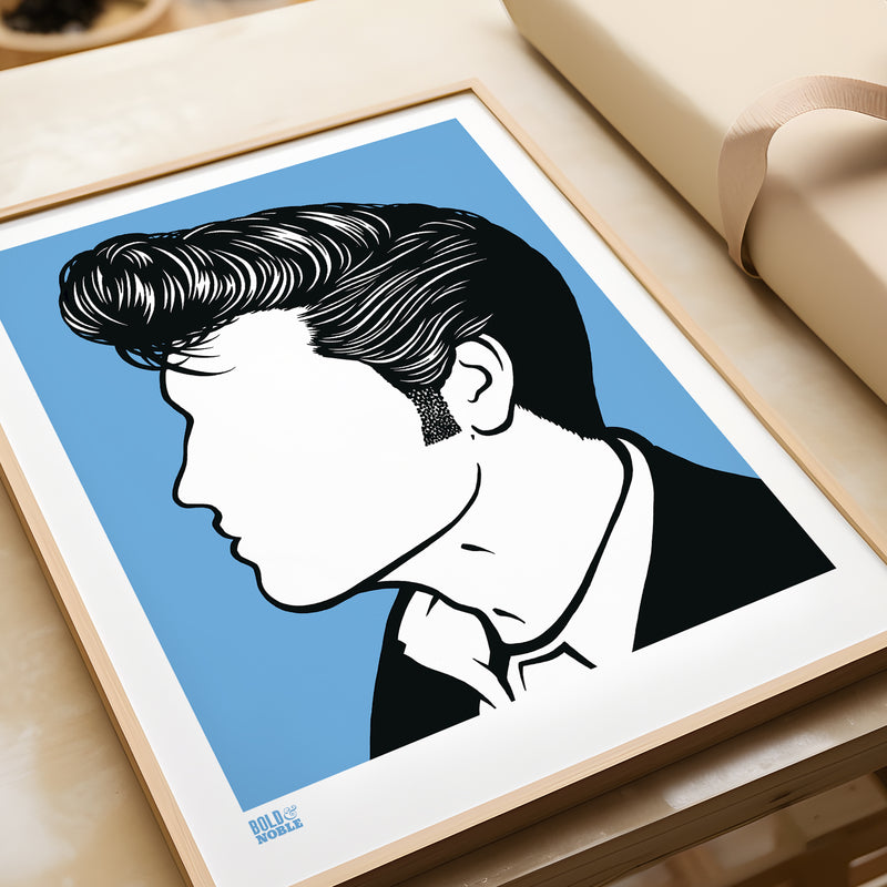 'Elvis Presley' Musician Art Print