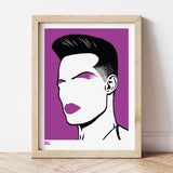 'Grace Jones' Musician Art Print