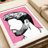 'George Michael' Musician Art Print