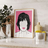 'Mick Jagger' Rolling Stones Art Print