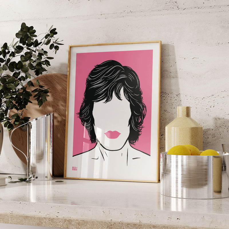 'Mick Jagger' Rolling Stones Art Print