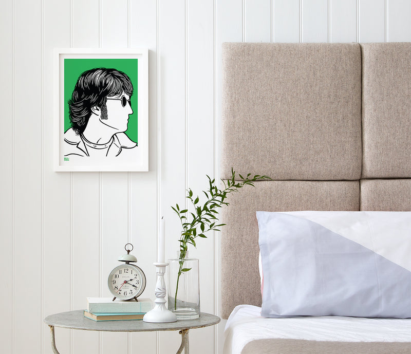 'John Lennon' The Beatles Art Print