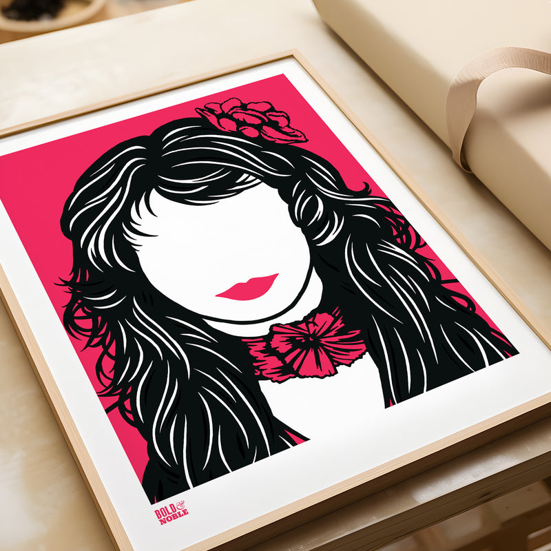 'Kate Bush' Musician Art Print