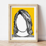 'Kurt Cobain' Nirvana Art Print