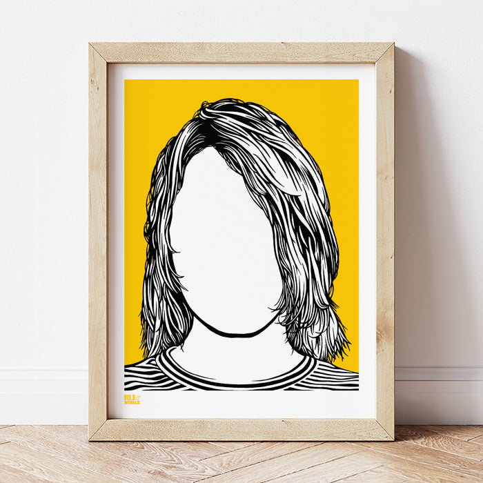 'Kurt Cobain' Nirvana Art Print