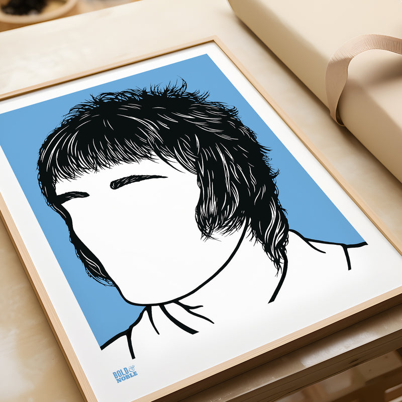 'Liam Gallagher' Oasis Art Print