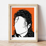 'Michael Jackson' Musician Art Print