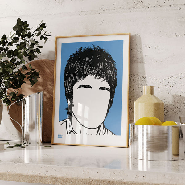 'Noel Gallagher' Oasis Art Print