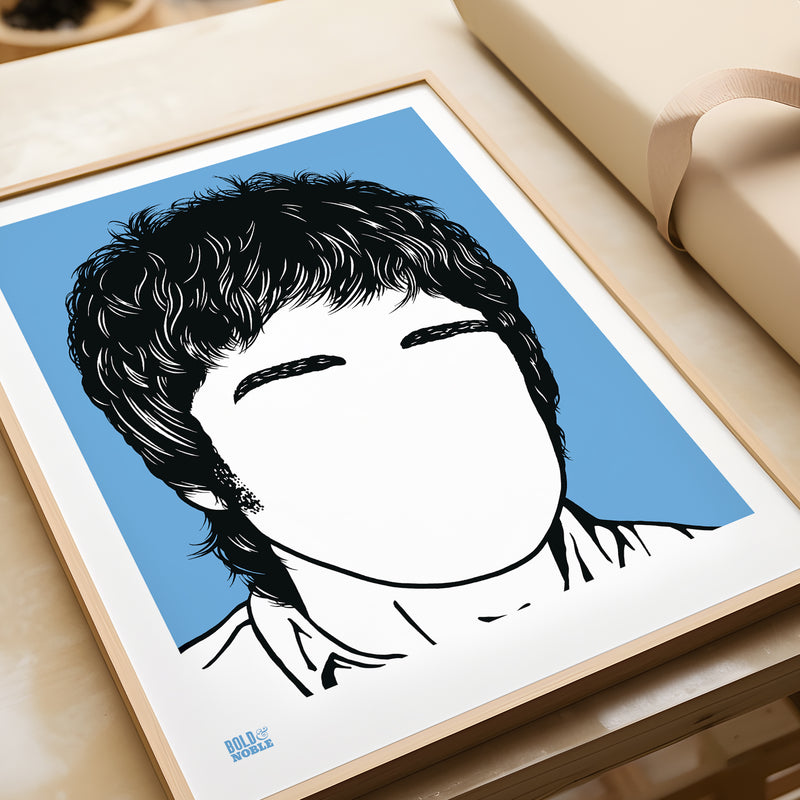 'Noel Gallagher' Oasis Art Print