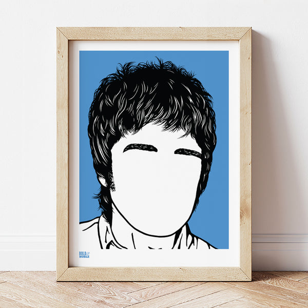 'Noel Gallagher' Oasis Art Print