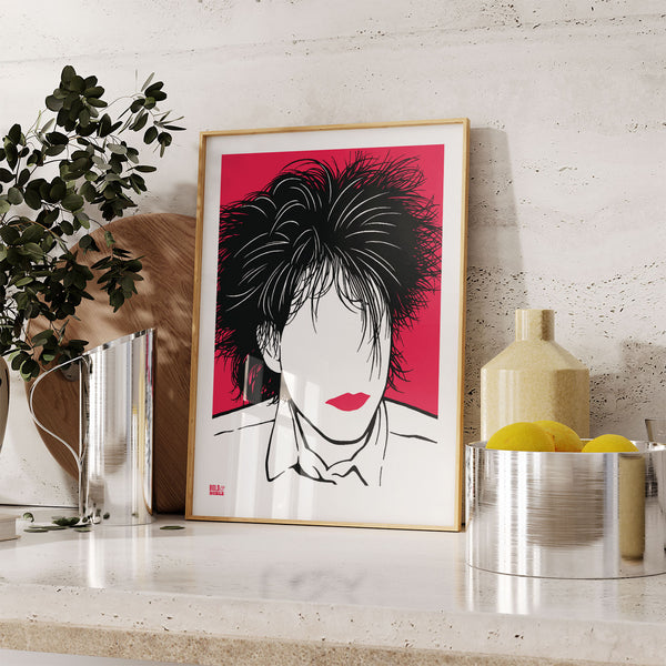 'Robert Smith' The Cure Art Print