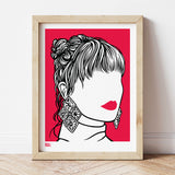 'Taylor Swift' Musician Art Print