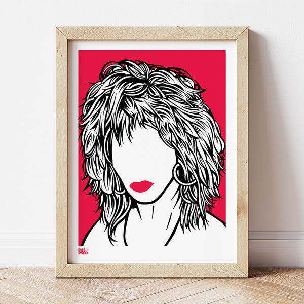 'Tina Turner' Musician Art Print